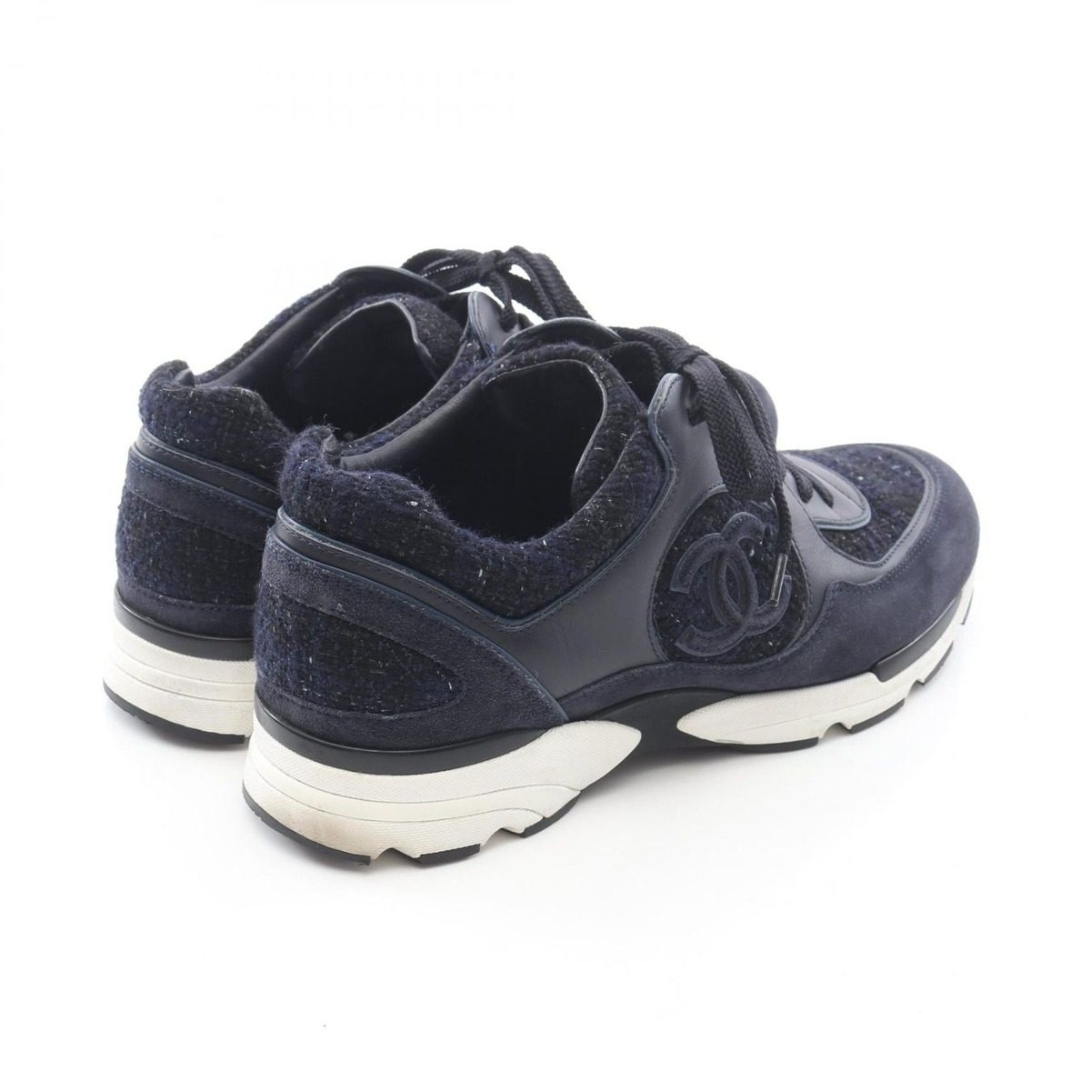 Chanel Sneakers CC Logo 42 Fabric Suede — view 2