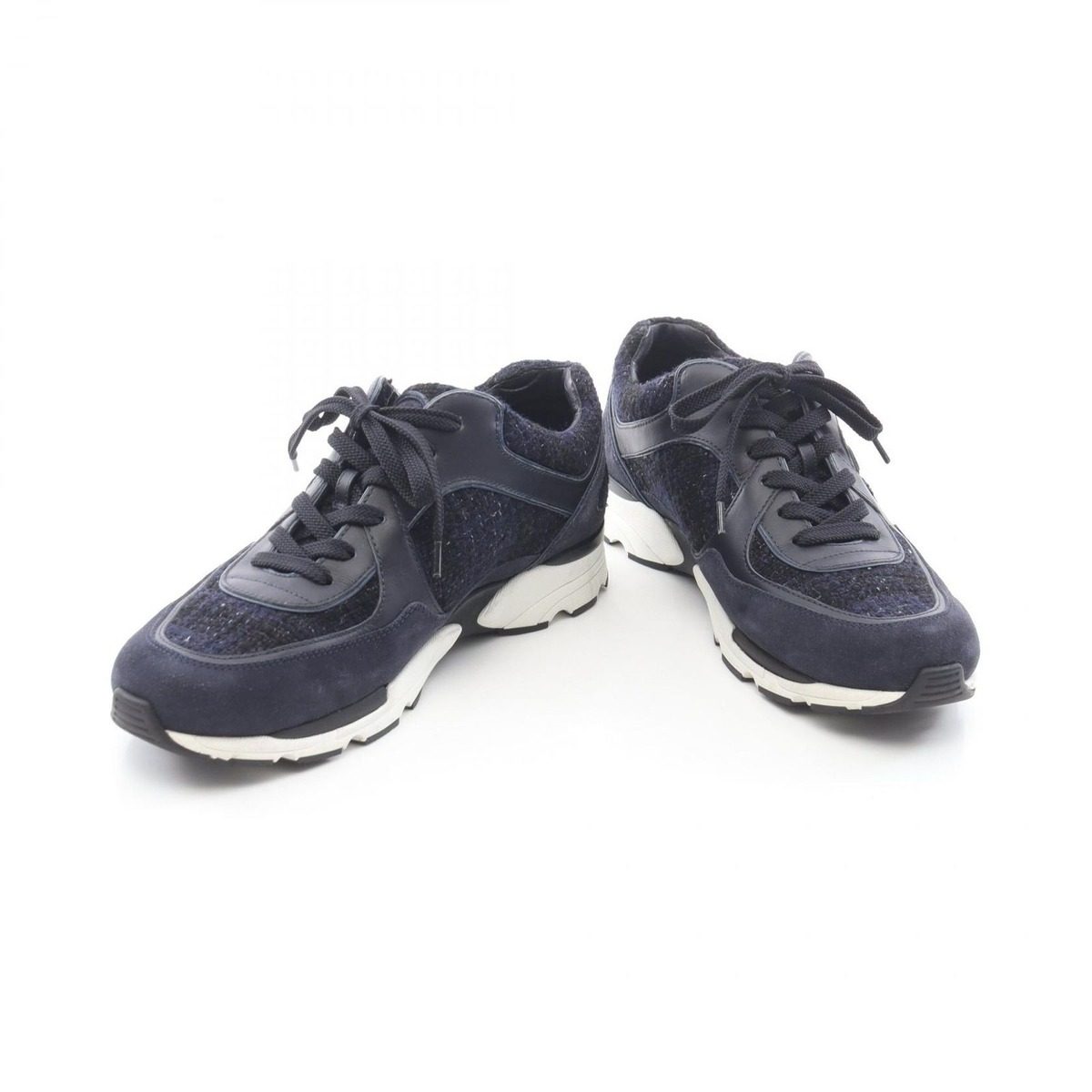 Chanel Sneakers CC Logo 42 Fabric Suede — view 3