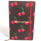 Louis Vuitton Notebook MM Jane Cherry Gi1371 Paper Brown — view 2