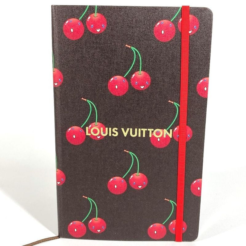 Louis Vuitton Notebook MM Jane Cherry Gi1371 Paper Brown — view 2