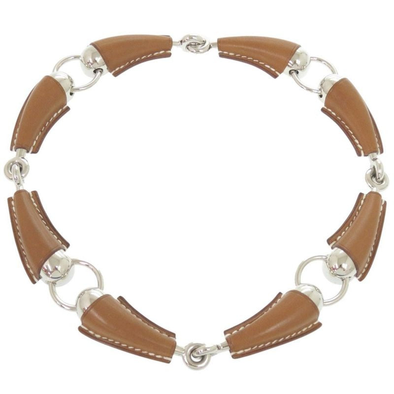 Hermes Epi Cours Ekestre Vaux Varenia Metal Fauve Silver Hardware