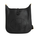 Hermes Evelyne 3 PM Black Taurillon Clemence Gold Hardware