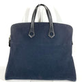 Hermes Handbag Sac Ibou Gm Leather Canvas Black