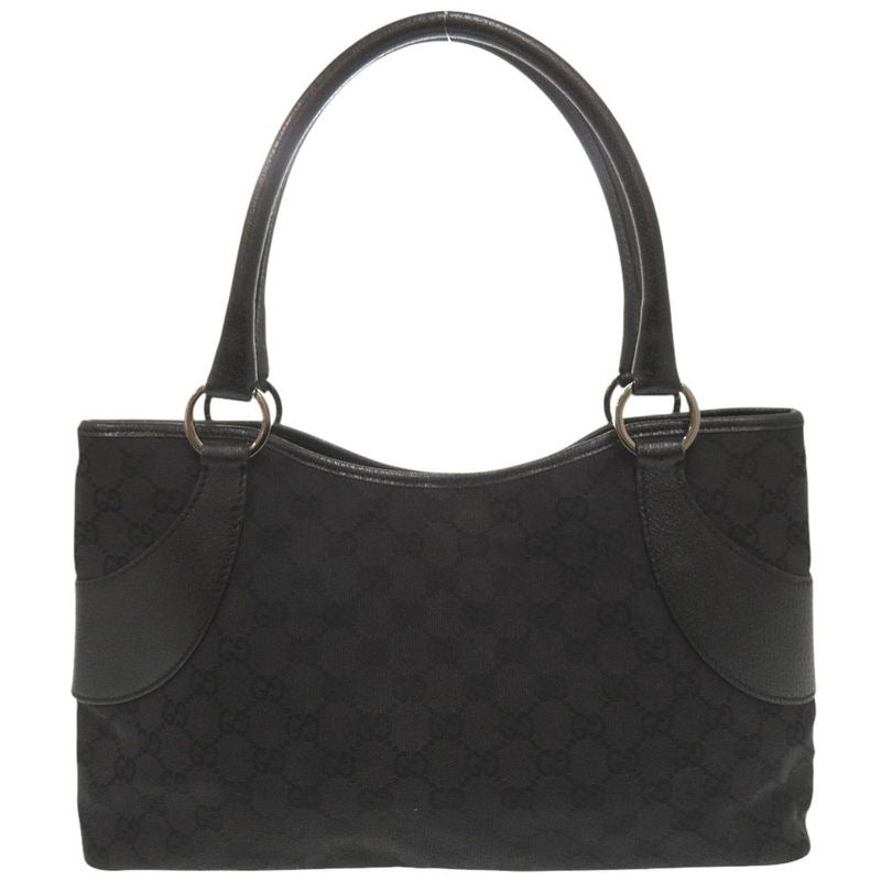 Gucci GG Canvas Black Tote 1141