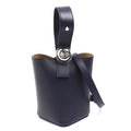 Loewe Pebble Bucket Bag Mini 2-Way Navy