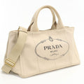 Prada 2-Way Canapa Tote Canvas