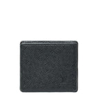 Louis Vuitton Taiga Porte Monnaie Boite Coin Case Purse Ardoise Black