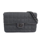 Chanel Vintage New Travel Line All Black Chain Shoulder Bag — view 2