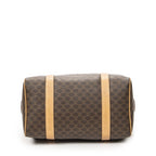Celine Mini Boston Beige Brown Macadam Canvas Shoulder Bag — view 6