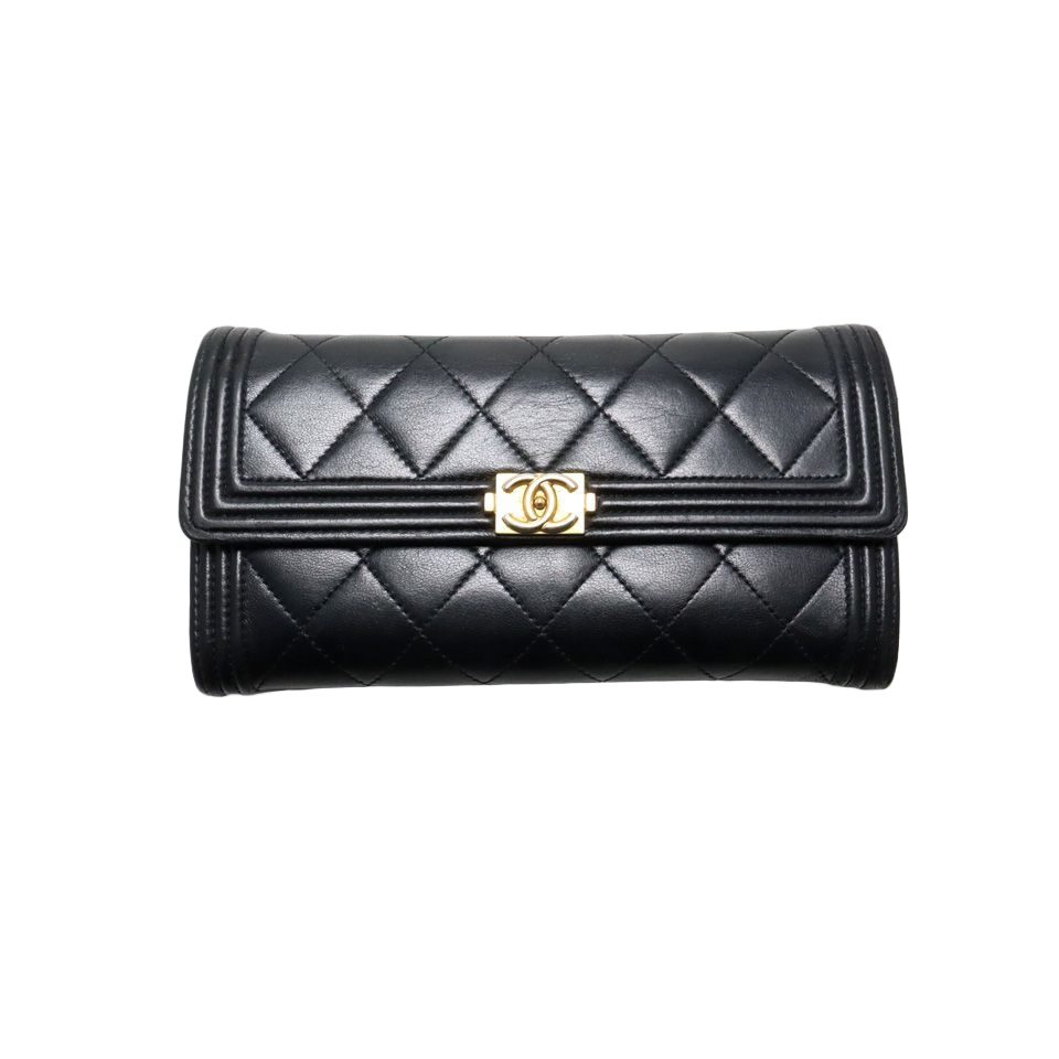 Chanel Body GD Leather Bifold Wallet