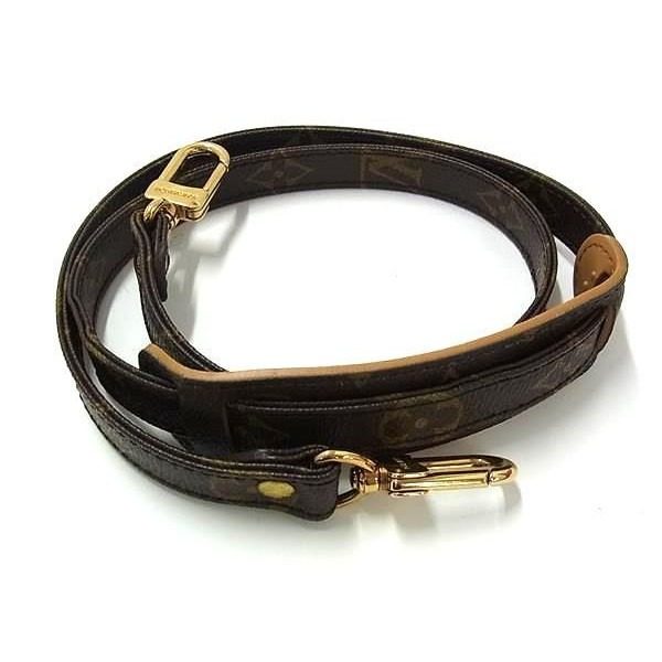 Louis Vuitton Monogram Bag Shoulder Strap Crossbody Brown