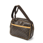 Louis Vuitton Reporter Brown Monogram Canvas Shoulder Bag — view 2