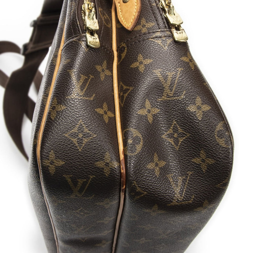 Louis Vuitton Reporter Brown Monogram Canvas Shoulder Bag — view 7