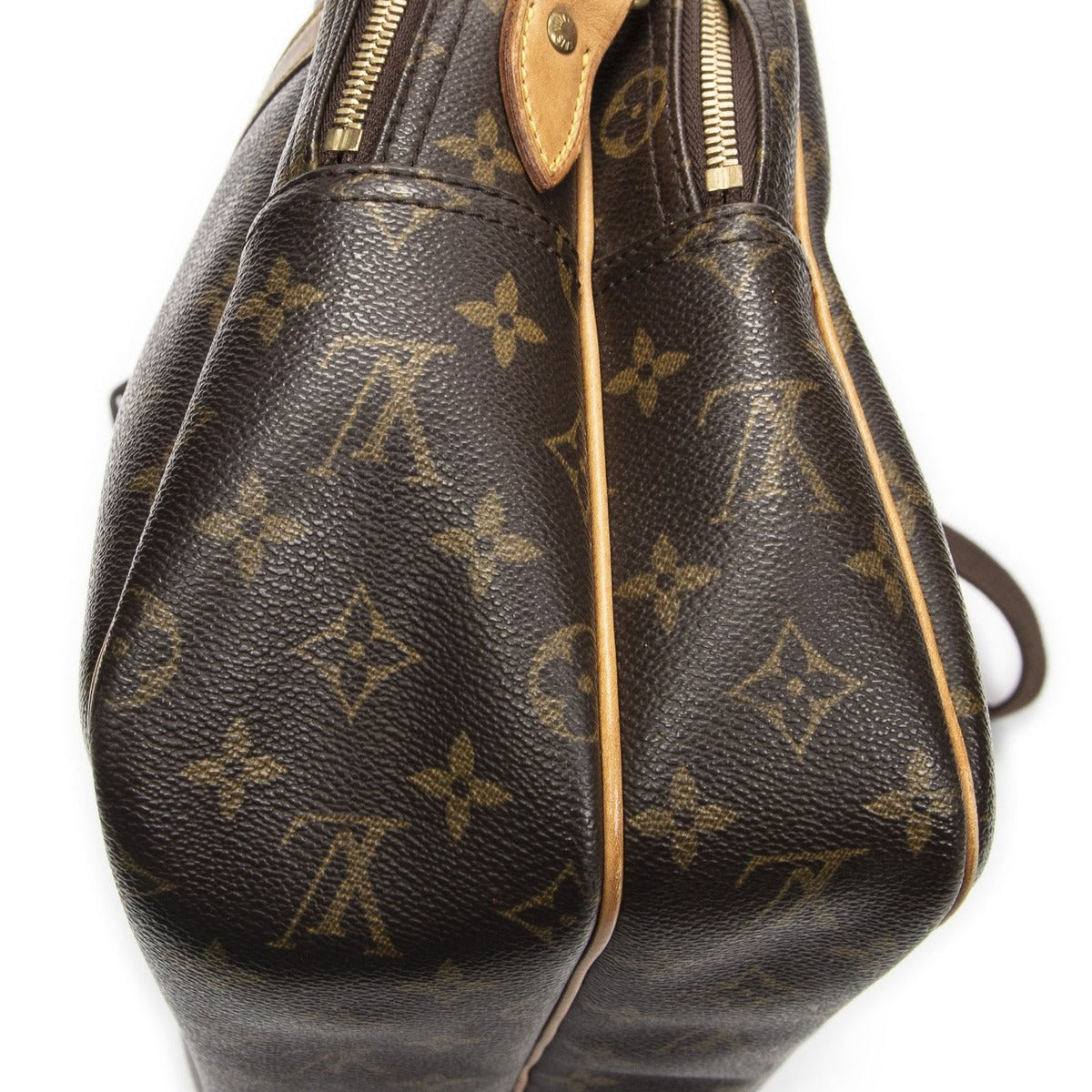 Louis Vuitton Reporter Brown Monogram Canvas Shoulder Bag — view 8