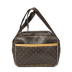 Louis Vuitton Reporter Brown Monogram Canvas Shoulder Bag