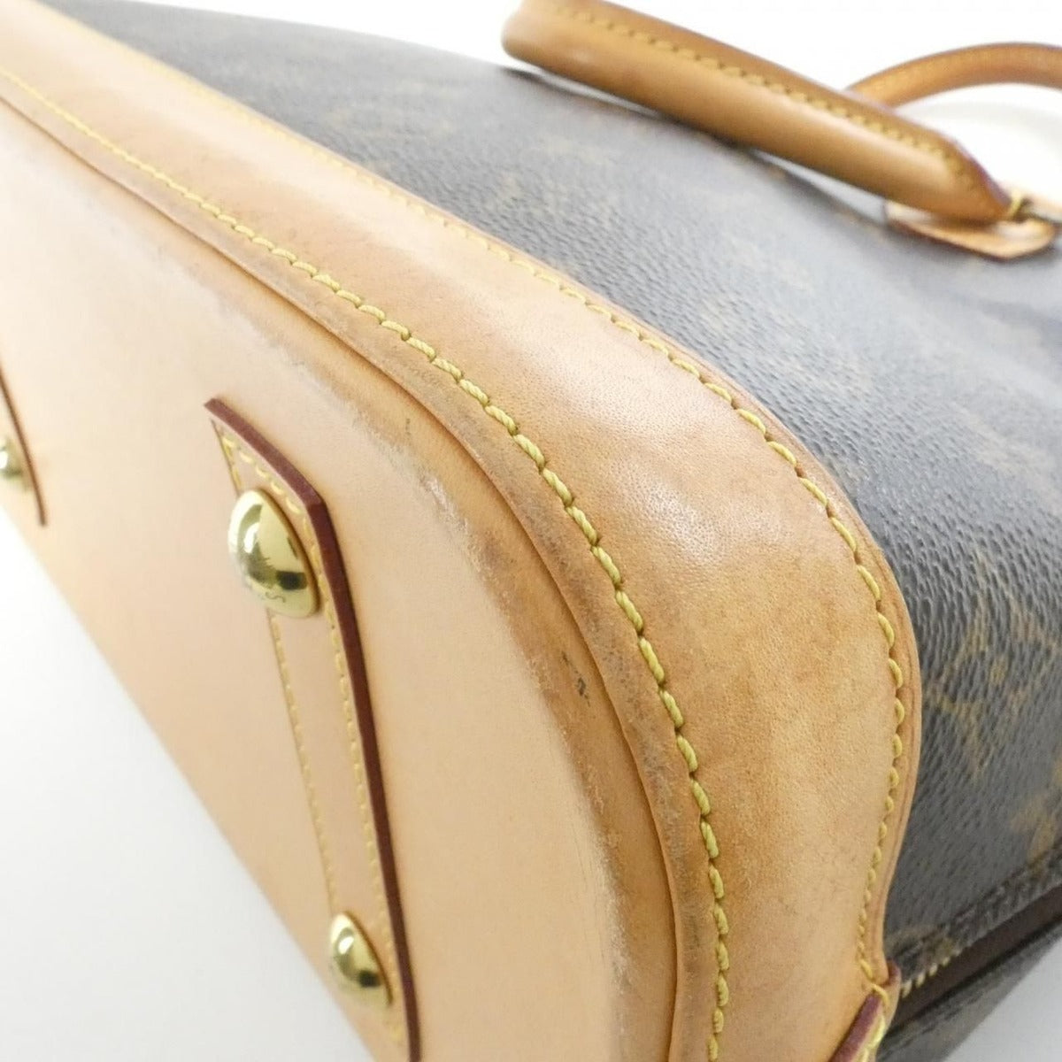 Louis Vuitton Monogram Alma PM Bag Brown Marron — view 2