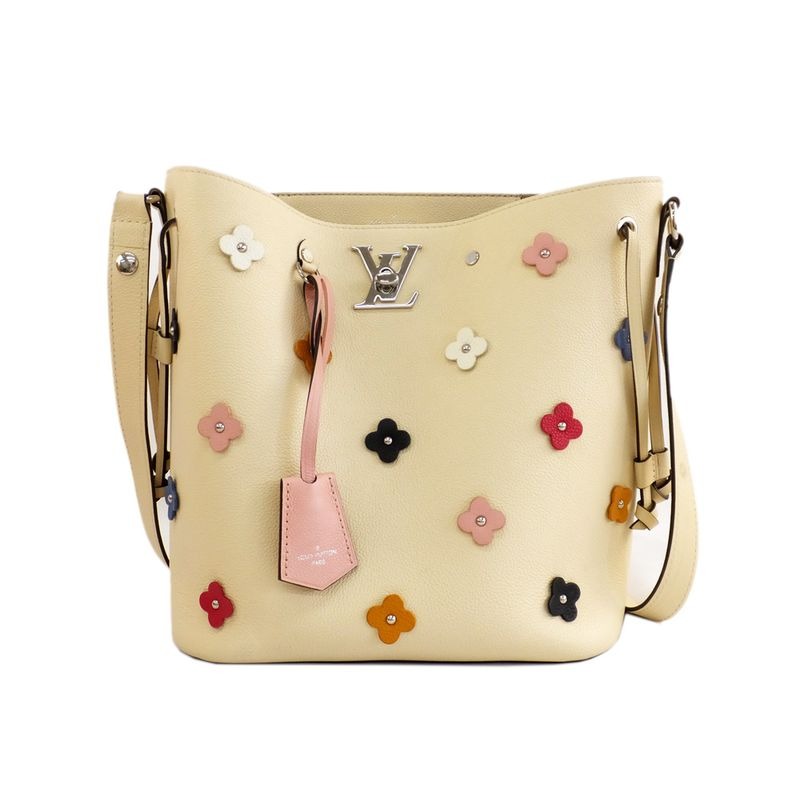 Louis Vuitton Lockme Bucket Flower Shoulder Bag Motif — view 2
