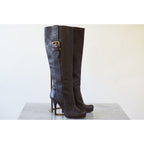 Louis Vuitton Boots Shoes Business Women Leather Black — view 2