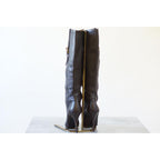 Louis Vuitton Boots Shoes Business Women Leather Black — view 4