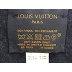 Louis Vuitton Scarf Echarpe Check with Blue Based 90% Wool — view 2