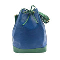 Louis Vuitton Noe Epi Toledo Blue Borneo Green Leather Shoulder Bag Gold
