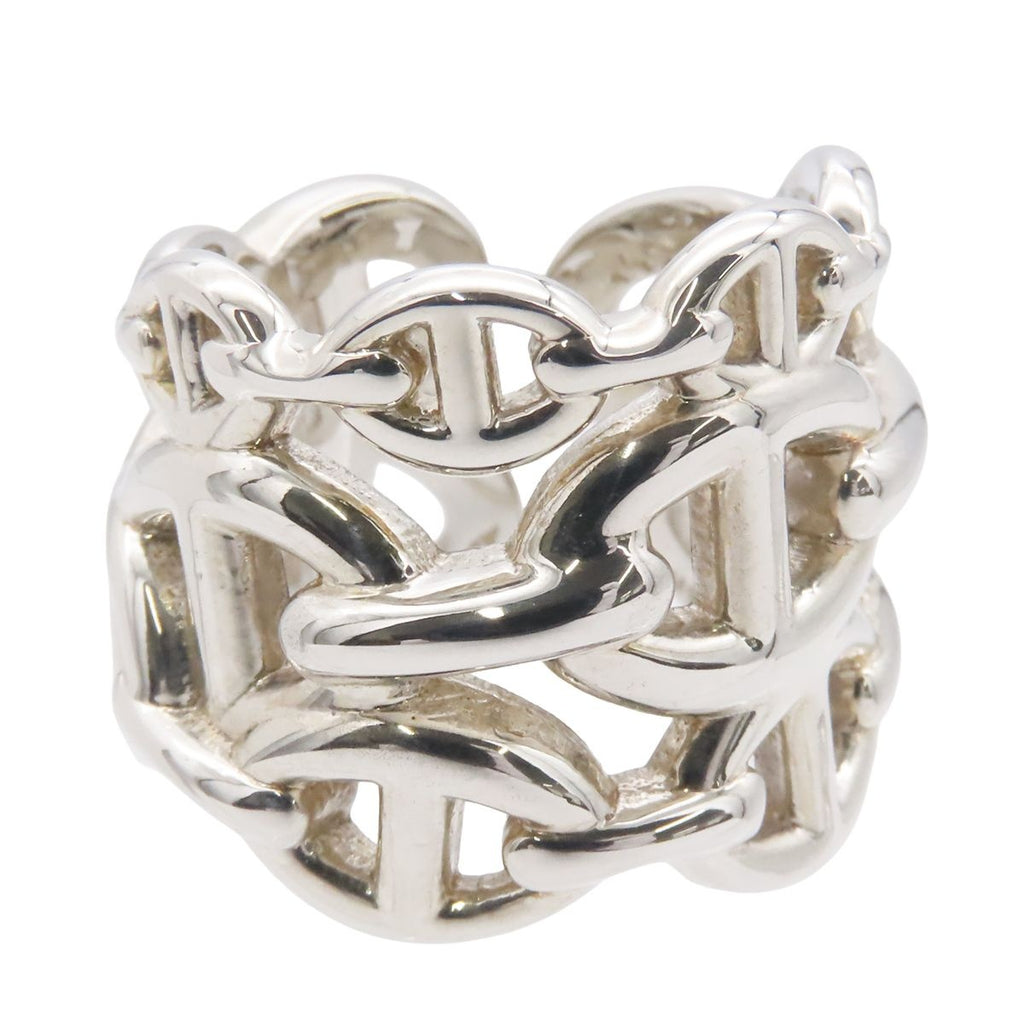 Hermes Chaine D'ancre Enchainee GM Silver 50 Ring — view 2