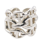 Hermes Chaine D'ancre Enchainee GM Silver 50 Ring — view 2