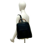 Gucci Vintage Bamboo Nylon Patent Backpack — view 2