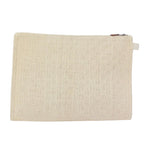 Hermes Bora GM Straw Cotton Ivory Pouch Silver — view 2