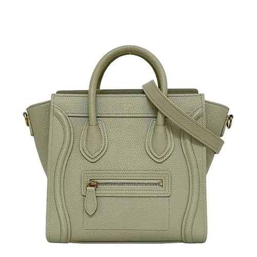 Celine 2-Way Shoulder Bag Luggage Nano Shopper
