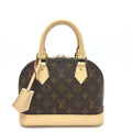 Louis Vuitton Handbag Alma BB Monogram Canvas Brown