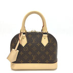 Louis Vuitton Handbag Alma BB Monogram Canvas Brown
