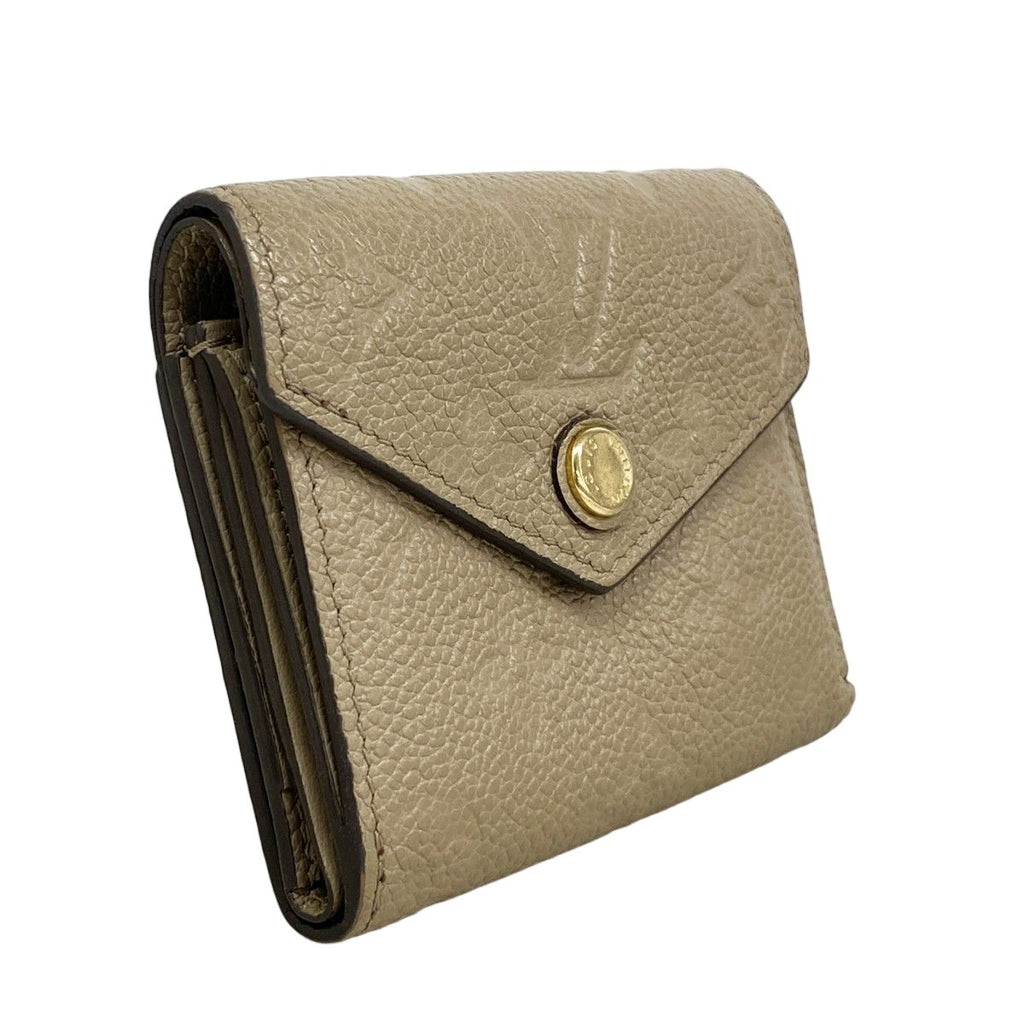 Louis Vuitton Trifold Wallet Monogram Empreinte Portefeuille Zoe Tourterelle — view 2