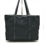 Prada Nylon Tessuto Saffiano Tote Black