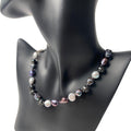Dior Rose Pearl Freshwater Necklace Pendant Choker