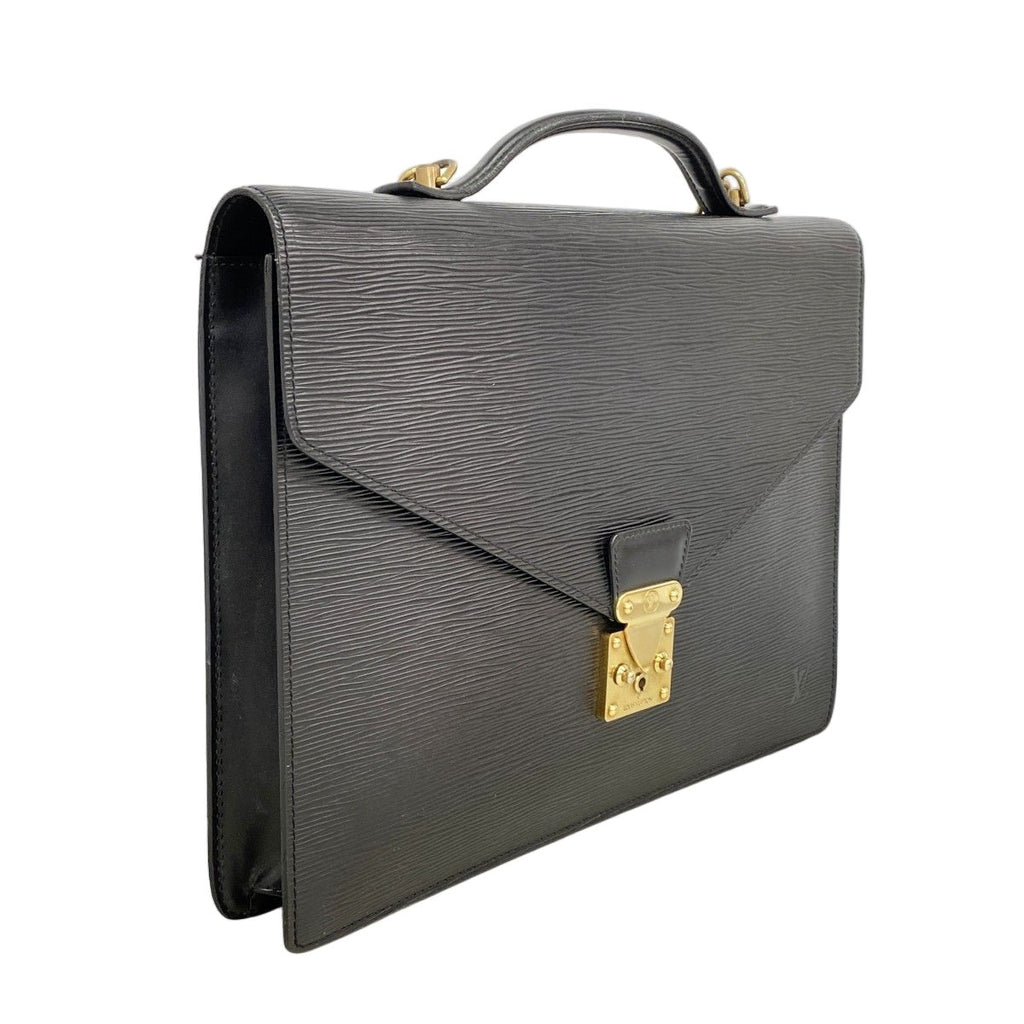 Louis Vuitton Briefcase Epi Porte Documents Bandouliere Noir 2-Way — view 2