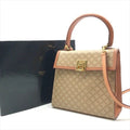 Celine Macadam Triomphe Circle 2-Way Bag Beige
