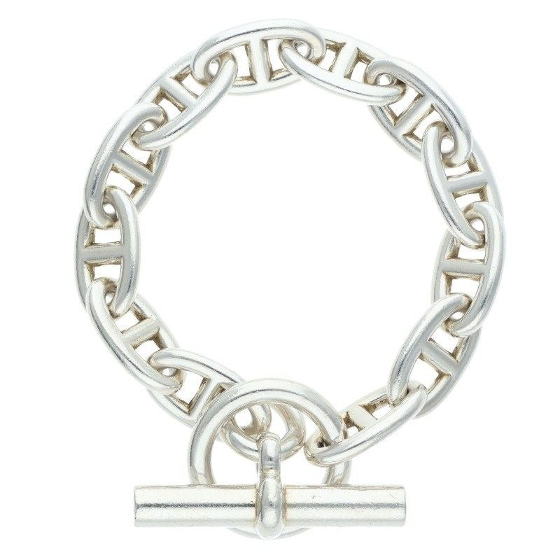 Hermes Chaine D'ancre GM Silver Bracelet