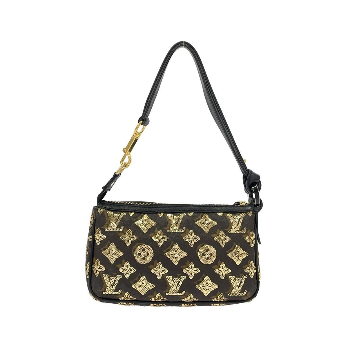 Louis Vuitton Monogram Eclipse Pochette Pouch — view 2