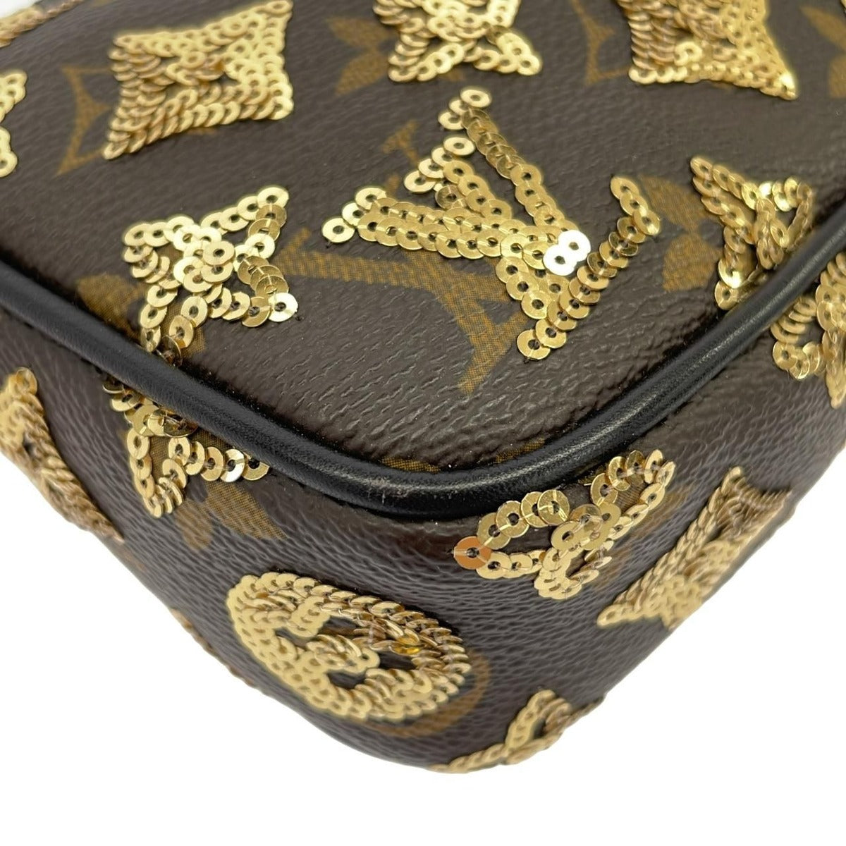 Louis Vuitton Monogram Eclipse Pochette Pouch — view 3
