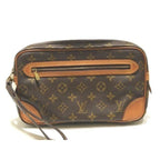 Louis Vuitton Marly Dragonne GM Second Monogram Clutch with Wrist 8C