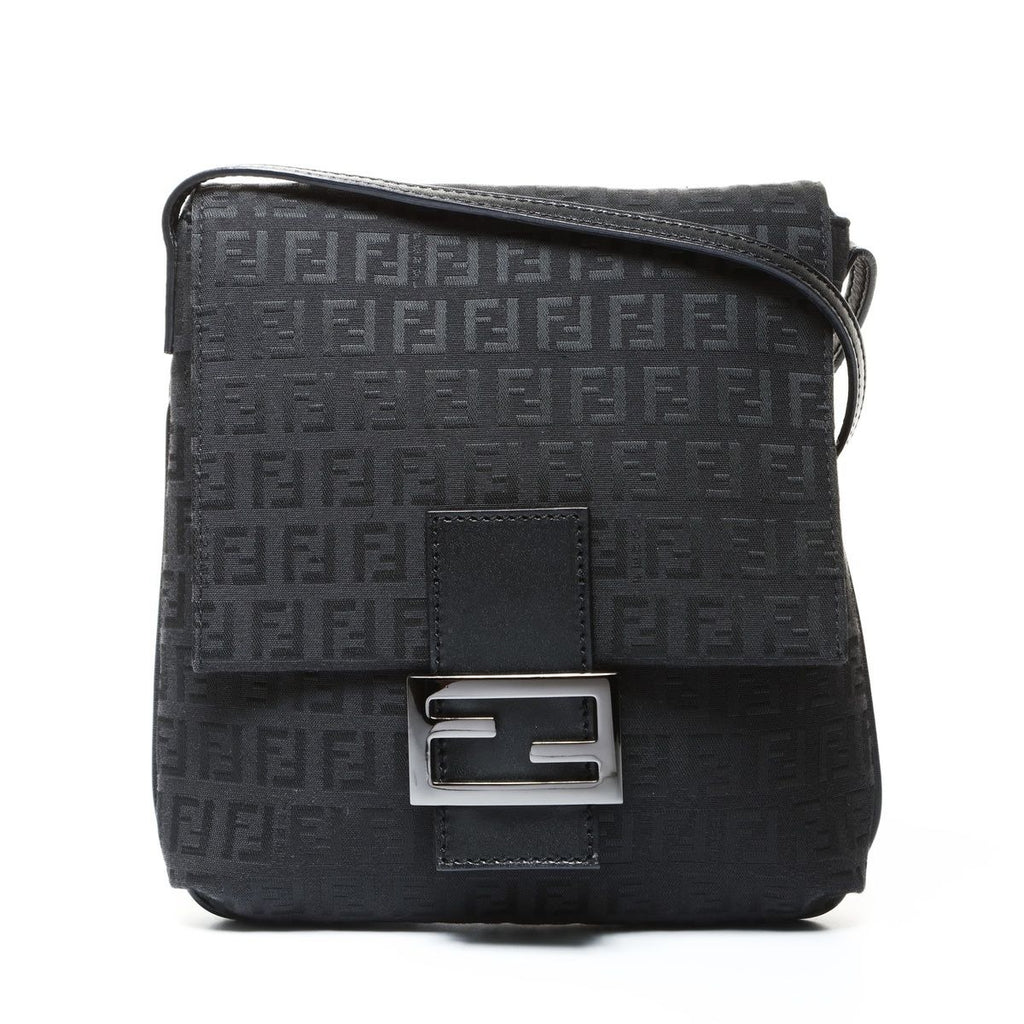 Fendi Shoulder Bag Mamma Bucket Canvas