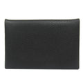 Hermes Calvi Card Case Holder Wallet Epsom Leather Black