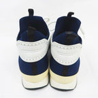 Hermes Action Sneakers Punching Leather Knit — view 6