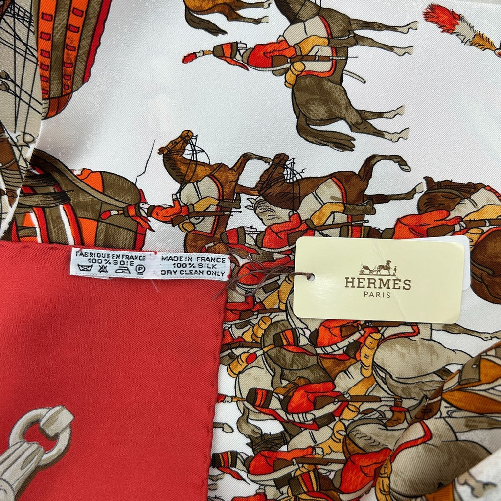 Hermes Carre 90 Red Sea and Cavalry — view 2