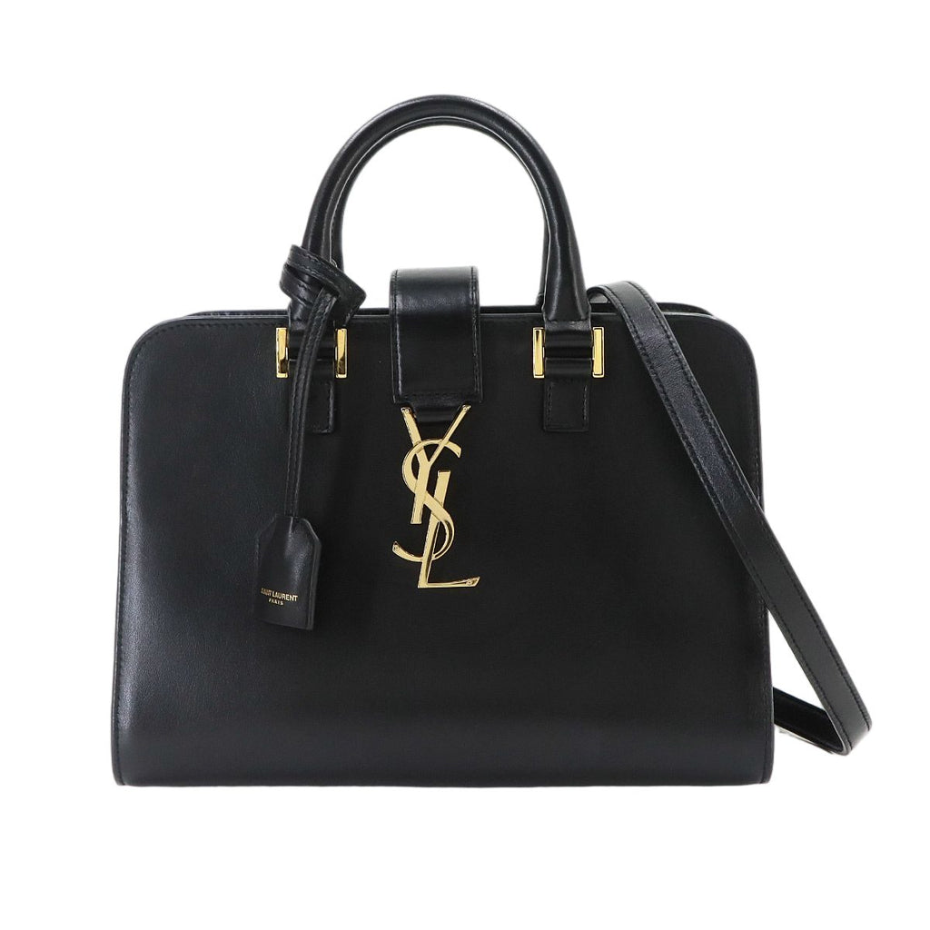 Saint Laurent Cabas 2-Way Bag Leather Black