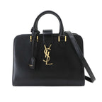 Saint Laurent Cabas 2-Way Bag Leather Black