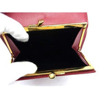 Yves Saint Laurent Leather Trifold Wallet Coin Purse — view 6