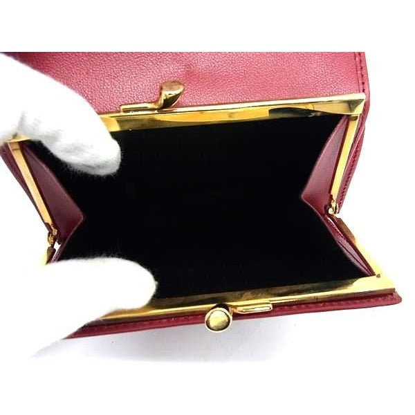 Yves Saint Laurent Leather Trifold Wallet Coin Purse — view 6