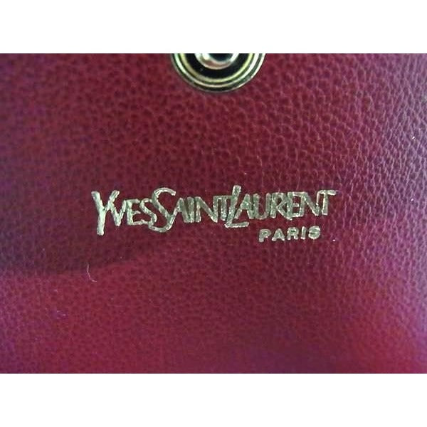 Yves Saint Laurent Leather Trifold Wallet Coin Purse — view 7